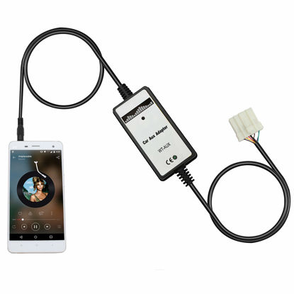TOTMOX Bluetooth Audio Aux Adapter with Microphone, Compatible with BMW Z4  (E85/E86), X3(E83), Mini Cooper (R50/JCW), Mini Cooper S R53
