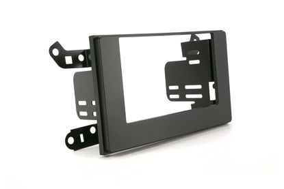 Picture of Scosche TA2121B Compatible with 2016-Up Toyota Tacoma Premium Model ISO Double DIN w/ Pocket Dash Kit Black