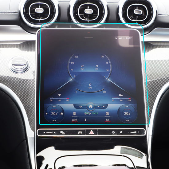 GetUSCart- TTCR-II Navigation Display Screen Protector for Mercedes Benz C  Class W206 2022-2023, Tempered Glass Touchscreen Protector 11.9 Inches For  2022-2023 Mercedes Benz C250 C300 C400 C63