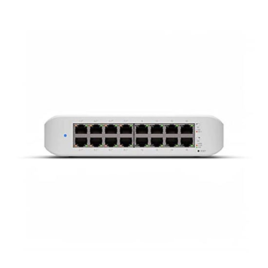 Picture of Ubiquiti USW-LITE-16-POE UniFi Switch Lite 16 Port Gigabit Managed Switch with 8 POE+ Ports
