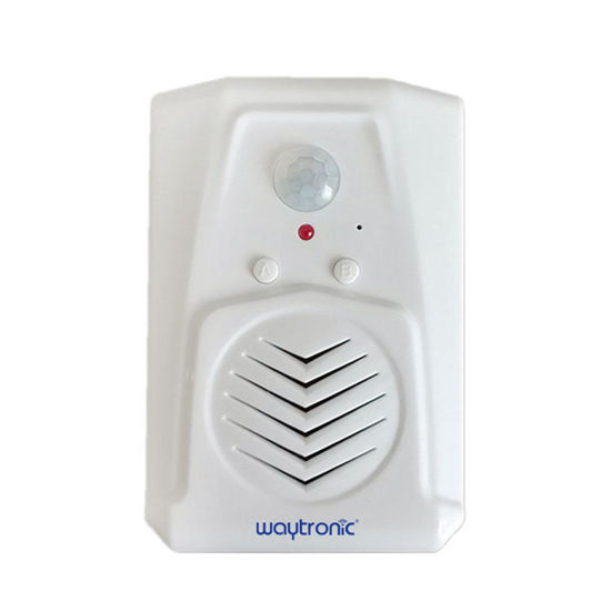 Picture of PIR Infrared Motion Sensor Activated Recordable Voice Audio Player Entrance Welcome Doorbell for Shop Store with USB Cable, Download MP3 Files Freely