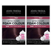 Picture of John Frieda Moisturizing Permanent Hair Color, Precision Foam Hair Color, Deep Cherry Brown 3VR, 2 pack