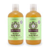 Picture of Herbal Body Wash, Peppermint by Moon Valley, All Natural Ingredients, No Parabens, Vegan, Moisturizing Essential Oils, Two Pack
