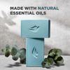 Picture of Dove Men+Care Natural Essential Oil Bar Soap Relaxing Eucalyptus Oil & Cedar Oil 4 Count To Clean And Hydrate Mens Skin 4-in-1 Bar Soap For Men's Body, Hair, Face, And Shave 5oz