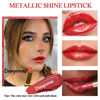 Picture of Oulac Metallic Orange Lipstick Set for Women High Payoff Lipcolor with Moisturizing Formula, Vegan & Cruelty-Free, Full-Coverage Lip Color 4.3g X 3PCS