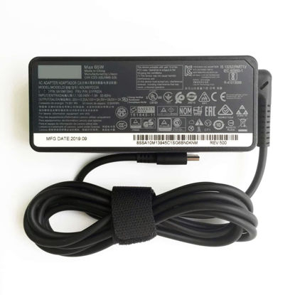 Picture of ThinkPad Charger for Lenovo ThinkPad E14 E15 L13 L15 E480 E495 E580 E585 L380 L390 T480S T580 T490S P52S P53S Yoga C740 C930 C940 720 920 Yoga 7 14itl5 15itl5 82bj ADLX65YDC2A ADLX65YCC2A