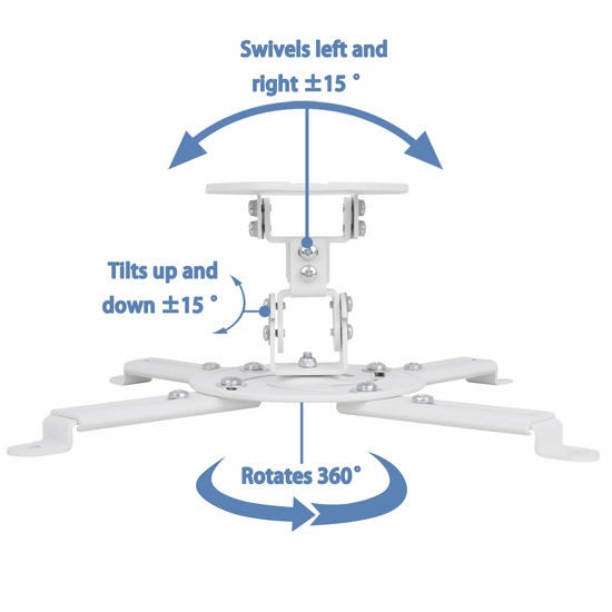 GetUSCart- DYNAVISTA Full Motion Universal Projector Ceiling Mount ...