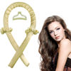 Picture of Heatless curling iron，Heatless curling iron headband，Overnight curling headband，Heatless curling iron headband for long hair Design and create your own hairstyle anytime, anywhere (Beige)