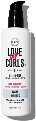 Picture of Love Ur Curls LUS Brands Fragrance-Free All-in-One Styler for Wavy Hair, 8.5oz - Repair, Hydrate and Style - For Natural Wavy Textures - Unscented, No Crunch, No Cast With Shea Butter and Moringa