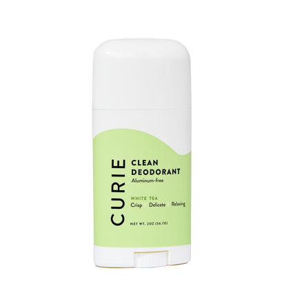 Picture of Curie All-Natural Deodorant Stick for Men and Women | Aluminum-Free, Paraben-Free, Cruelty-Free | White Tea 1 Pack
