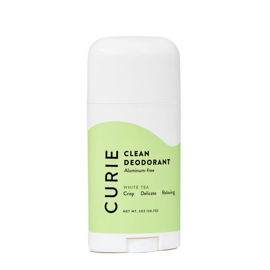 Picture of Curie All-Natural Deodorant Stick for Men and Women | Aluminum-Free, Paraben-Free, Cruelty-Free | White Tea 1 Pack