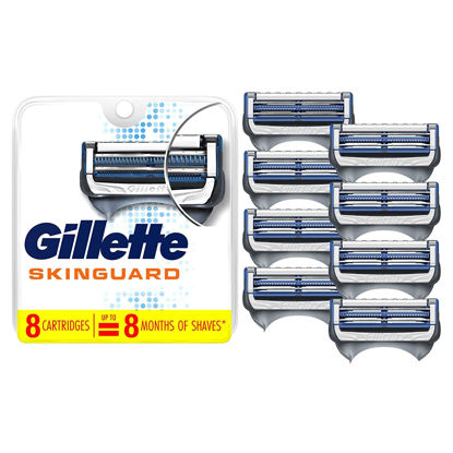 Picture of Gillette SkinGuard Men's Razor Blades, 8 Blade Refills