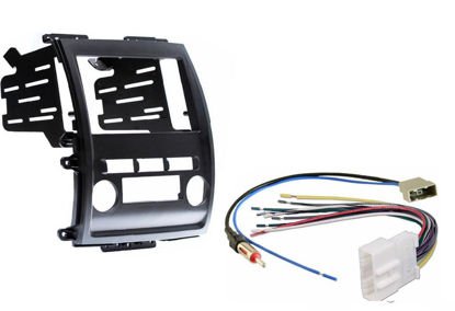 Picture of Nissan Frontier Xterra 2009-2013 Aftermarket Radio Stereo Double Din Dash Kit w/Wire Harness & Antenna Adapter