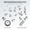 Picture of SmallRig 20Pcs Screws and Hex Key Storage Plate with 1/4"-20 3/8"-16 M2.5 M3 M4 M5 Stainless Steel Screws and 4Pcs Hex Keys MD3184