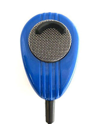Picture of Pro Trucker Driver's Product DP56 Blue Dynamic Noise Cancelling 4-Pin CB Microphone