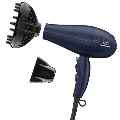 Picture of INFINITIPRO BY CONAIR Hair Dryer with Innovative Diffuser, 1875W, Enhances Curls and Waves while Reducing Frizz