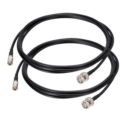 Picture of Superbat HD SDI Cable Blackmagic BNC Cable, DIN 1.0/2.3 to BNC Male Cable (Belden 1855A) - 7ft - for Blackmagic Video Assist Recorder Hyperdeck 4K Transmissions 2pcs