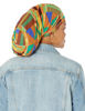 Picture of Fairy Black Mother Dreadlocks Locs Hair Cap (Large, African Kente Yellow)