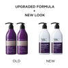 Picture of Herbalosophy Purple Shampoo & Conditioner Set (Package May Vary), Toning Shampoo Conditioner for Blonde Gray Hair, Eliminates Brassy and Yellow Tones, Infused with Cocos Nucifera Oil, Free of Sulfate, Parabens and Gluten, 2 x 16.9 Fl Oz