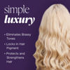 Picture of Herbalosophy Purple Shampoo & Conditioner Set (Package May Vary), Toning Shampoo Conditioner for Blonde Gray Hair, Eliminates Brassy and Yellow Tones, Infused with Cocos Nucifera Oil, Free of Sulfate, Parabens and Gluten, 2 x 16.9 Fl Oz