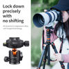 Picture of K&F Concept 25mm Metal Tripod Ball Head 360 Degree Rotating Panoramic with 1/4 inch Quick Release Plate Bubble Level for Tripod Monopod Slider Camera Camcorder up to 18 pounds/8 kilograms