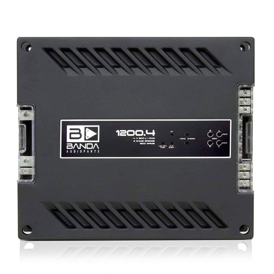 GetUSCart 4Channel Vehicle Audio Amplifier 300 Watts D Class High