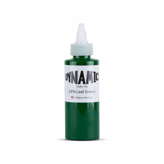 Picture of Dynamic Leaf Green Tattoo Ink Bottle 4oz