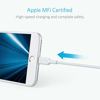 Picture of Anker Lightning Cable(3-Pack), Powerline II [3ft MFi Certified] Charger Cable/Sync Lightning Cord Compatible with iPhone SE 11 11 Pro 11 Pro Max Xs MAX XR X 8 7 6S 6 5, iPad and More