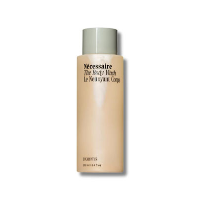 Picture of Nécessaire The Body Wash Eucalyptus - Replenishing Oil-In-Gel Cleanse with Niacinamide, Vitamin C/E + Omega 6/9. Dermatologist-Tested. Non-Comedogenic. 250 ml / 8.4 fl oz.
