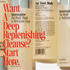 Picture of Nécessaire The Body Wash Eucalyptus - Replenishing Oil-In-Gel Cleanse with Niacinamide, Vitamin C/E + Omega 6/9. Dermatologist-Tested. Non-Comedogenic. 250 ml / 8.4 fl oz.