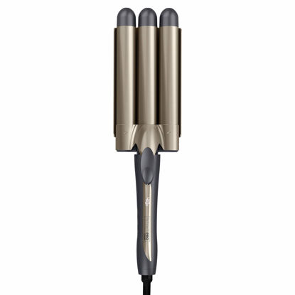 Picture of INFINITIPRO by CONAIR 3 Barrel Curling Iron, Hair Waver, Create Beachy Waves, Long-Lasting Waves for use on Medium to Long Hair