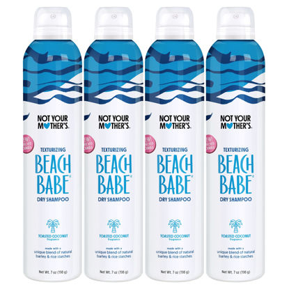 Picture of Not Your Mother's Beach Babe Dry Shampoo (4-Pack) - 7 oz Texturizing Dry Shampoo - Instantly Absorbs Oil While Creating Effortless Sea-Tossed Texture