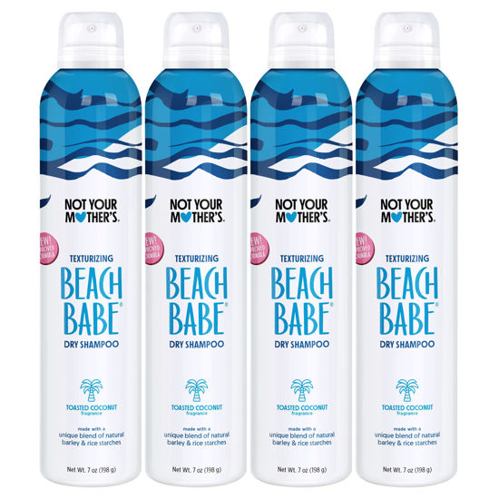 Picture of Not Your Mother's Beach Babe Dry Shampoo (4-Pack) - 7 oz Texturizing Dry Shampoo - Instantly Absorbs Oil While Creating Effortless Sea-Tossed Texture