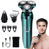 Picture of Electric Razor for Men, 2023 Men’s Electric Shavers Rotary LED Display/Waterproof/Rechargeable, Electric Shaver for Men Cordless Floating Head Replaceable Blades Portable Travel Razor Idea Gift