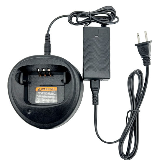 Battery Charger Base For Motorola CP200 CP340 Radios - Replacement For WPLN4137 WPLN4138