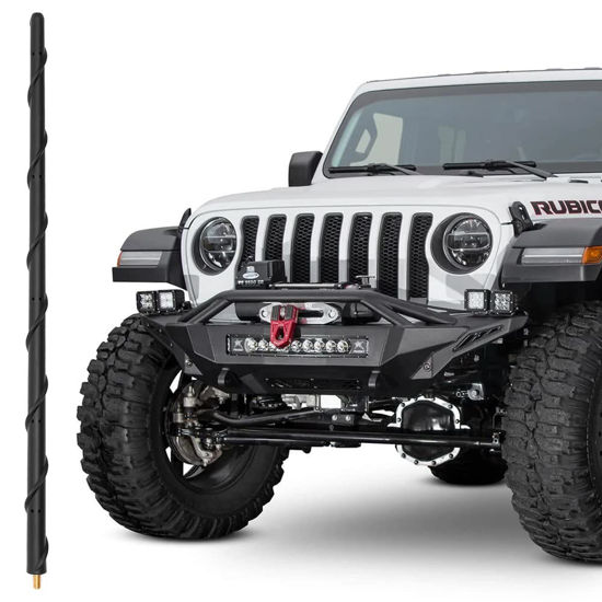 VOFONO 16 Inch Antenna for Jeep Wrangler JK JL JKU JLU Gladiator JT 2007 2023 Jeep Wrangler Gladiator Accessories