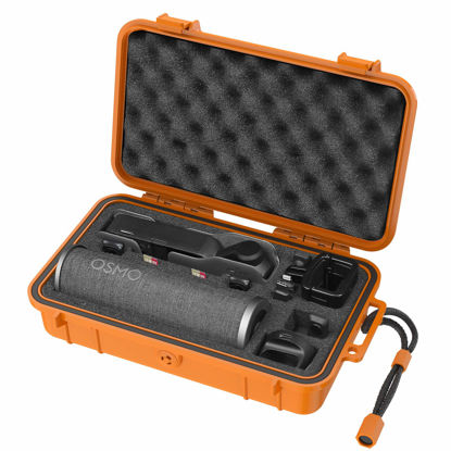 Picture of Smatree Waterproof Hard Case Compatible With DJI Osmo Pocket 2/Osmo Pocket Camera and Accessories（Orange）
