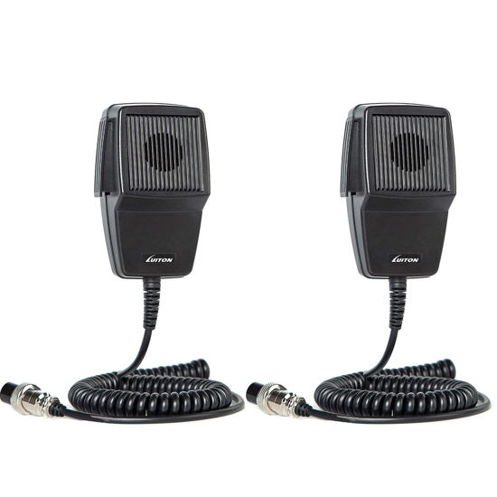 GetUSCart LUITON CB Microphone 4 Pin Noise Canceling CB Radio Mic for Cobra/Uniden/Workman