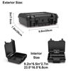 Picture of Ant Mag Waterproof Hard Case with Customizable Foam Portable for Camera, Drone, Equipment, Tools, Protective Travel Case for Storage, Carrying, 9.84 * 7.87 * 3inches, Black