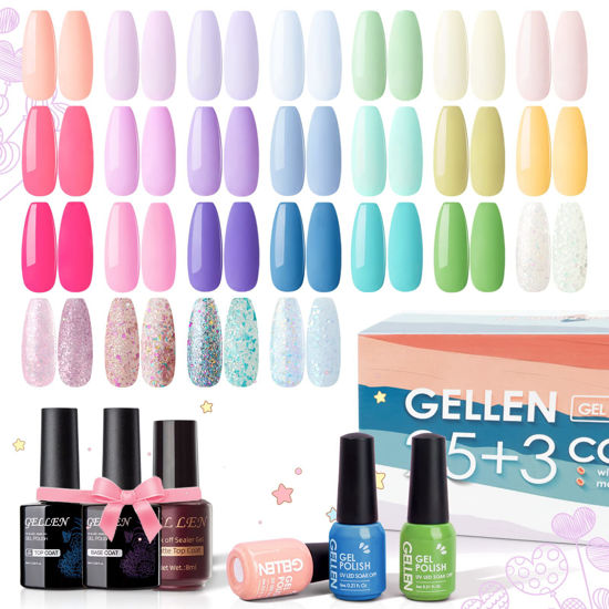 Buy G4U Nail Paints 12 Pcs Long Lasting,Shine Nail Polish Kit For Girls–  Quick Dry, Hardener, Bright and Shiny Finish - 8 ML Each (ST- 3-4-5-6)  Online at Low Prices in India - Amazon.in