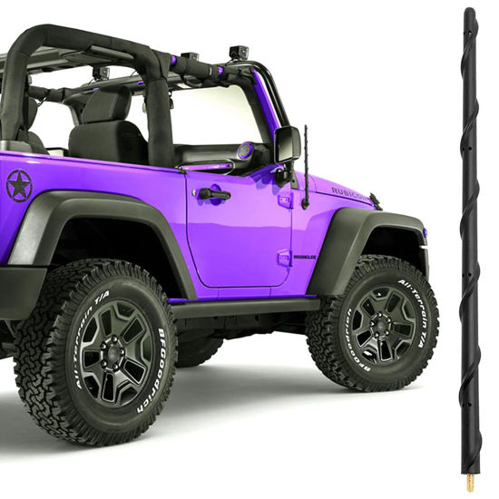 GetUSCart 16 Inch Antenna for Jeep Wrangler Gladiator JK JT