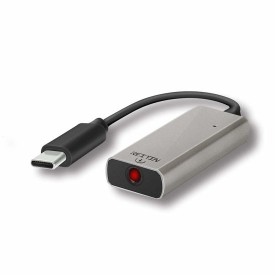 Picture of Reiyin DA-03 USB-C DAC Audio Converter 192kHz 24bit Toslink Optical 3.5mm AUX Output External Sound Card