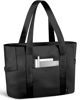 Picture of Prite Tote Bag for Women Weekender Bag with Laptop Compartment for Work Nurse School Travel Gym (Black)