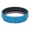 Picture of Haoge LUV-X54G Metal Lens Hood with MC UV Protection Multicoated Ultraviolet Lens Filter for Fujifilm Fuji X100V Camera Blue