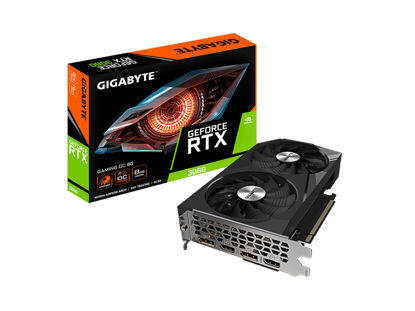 Picture of Gigabyte GeForce RTX 3060 Gaming OC 8G (rev. 2.0) Graphics Card, 2X WINDFORCE Fans, 8GB 128-bit GDDR6, GV-N3060GAMING OC-8GD REV2.0 Video Card
