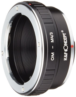 Picture of K&F Concept Lens Mount Adapter Olympus OM to M4/3 Micro Four Thirds M43 System Camera Adapter GF2 GF3 G2 G3 GH2 E-PL3 PM1