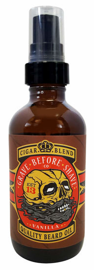 Picture of Grave Before Shave Beard Oil (Cigar Blend) 4 oz. Bottle