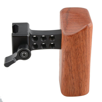 Picture of CAMVATE DSLR Wood Wooden NATO Handle Grip (Right Hand) - 1536