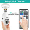 Picture of Noonkey 2K/3MP Light Bulb Security Camera, 360° Degree Panoramic,Alexa E27 Light Socket Camera for Outdoor, Wireless WiFi Home IP Camera with Motion Tracking Alarm, Color Night Vision,Two-Way Talk