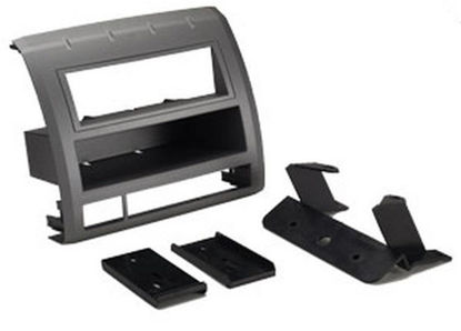 Picture of Scosche TA2052B Compatible with 2005-11 Toyota Tacoma DIN w/Molded Pocket Dash Kit Black, Silver